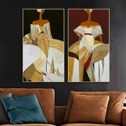 Cartoon Athens Goddess Canvas Painting Modern Posters And Prints Wall Art Pictures For Living Room Oil Paintings Home Decorative