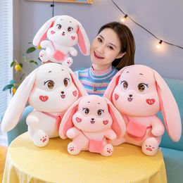 25cm cute rabbit doll plush toy children stuffed animal dolls rabbit toys high quality birthday gifts