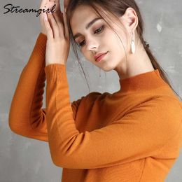 Womens Sweaters Ladies Sweater For Women Red Cashmere Woman Jumper Knitted Winter Cashmere Sweater Female Women Jumper X0721