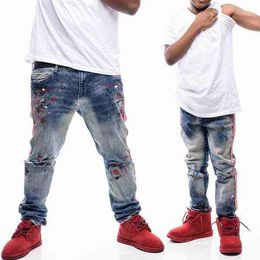 Custom Cotton Spandex Loose Toddler Boys Denim Jeans Baby Boy Jeans Casual G1220