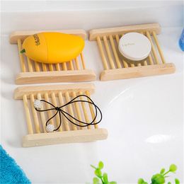 Natural wear-resistant wooden holder Simple design modern soap holder Fertiliser Non-slip soap tray is clean, tidy and convenient 235 U2