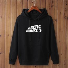 Men's Hoodies & Sweatshirts 2021 Autumn Winter Arctic MONKEYS Printed Fleece Long Sleeve Pullovers Male Hip Hop Skateboard