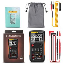 FreeShipping Digital Multimeter 9999 Analogue Tester True RMS Professional Multimetro DIY Transistor Capacitor NCV Testers Lcr Metre