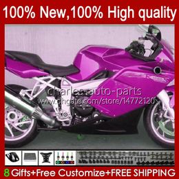 Glossy rose Body + Tank cover For BMW K1200 K 1200 S 1200S 05-10 Bodywork 28No.57 K1200-S K1200S 05 06 07 08 09 10 K-1200S 2005 2006 2007 2008 2009 2010 Motorcycle Fairing