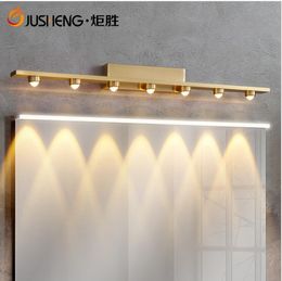 Wall Lamp All-copper Mirror Headlights Led Bathroom Lamps Draw 3, 5 And 7 Cabinet