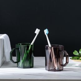 Mugs Household Mouthwash Cup Nordic Ins Style Simple And Light Luxury Couple Wash Brushing Toothbrush Tooth Cylinder Set