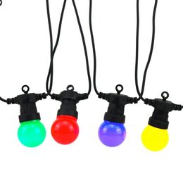 Strings 10/20 LED G50 Waterproof Outdoor String Lights Incandescent Edison Bulbs Create Bistro Ambience On Your Patio - Commercial Grad