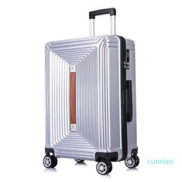 Suitcases Arrival Suitcase Box Wheel Luggage PC+ABS Travel Case Rolling Trolley 20"24" Inch Trunk