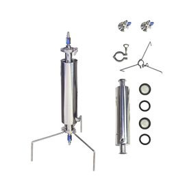 ZZKD Plates & Brackets 45g/90g Closed Loop Pressurised Extractors BHO Extractor kit stainless steel 304