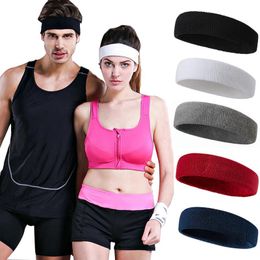 Sweatband Outdoor Sports Sweat Absorbing Towel Headband Hair Band Men's And Women's Fashion Fitness Yoga Forehead Hoop