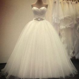ZJ9056 Sexy Wedding Dress Lace A-Line Elegant White Ivory Vintage Beaded 2021 Bride Dresses Customer Made