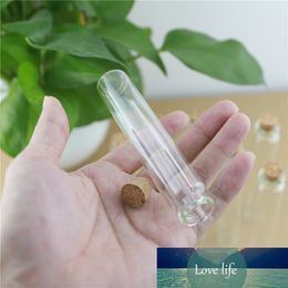 24pcs/Lot 22*100mm 25ml Corks Glass vial Bottle Stopper Crafts Tiny stash Jars container Mini Glass Storage Jar Small Bottle