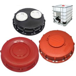 Watering Equipments IBC Tote Tank Cap Barrel Cover 16.3CM With Venting Tonne Plastic Double Hole For Storage