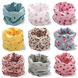 Fashion Autumn Winter Baby Boy Girl Warm Cotton Collar Neckerchief Children Scarves Kids o Ring Scarf Gaiter for