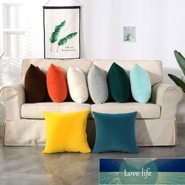 Velvet Pillow Case Cushion Cover 45x45 Nordic Sofa Office Waist Cushions Bedside Large Backrest Pillows for Sleeping Home Decor Factory price expert design