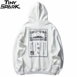 Japanese Kanji Hoodie Sweatshirt Harajuku Mens Streetwear Hip Hop Hoodie Pullover Cotton Hooded Sweatshirt Fleece Winter 201103