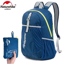 Outdoor Folding Backpack 20L Portable Hiking Bag Sports Climbing Camping Beach Pack Waterproof 220216