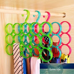 Colorful Nordic Wind Circle Holes Scarf Shawl Display Hang Multi-purpose Household Hanger Scarf Tie Belt Hanger Organize Holder