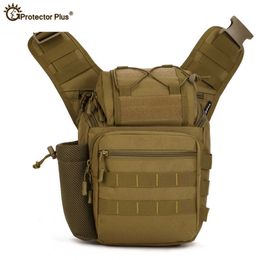 Outdoor Climbing Professional SLR Camera Bag Men Travel Bag Single Shoulder Nylon Military Molle Hunting Hiking Sports Bag Q0721