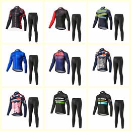 MERIDA team Cycling long Sleeves jersey bib pants sets Spring Autumn sport Hot Sale Bikes Clothes U122006