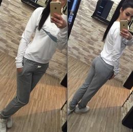 4 farben 2020 Winter Trainingsanzug Frauen Kleidung Hoodies Set Brief Drucken Casual Langarm Sport Anzug Kostüme Sweatshirt + Hosen