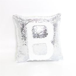 Styles Sublimation Blank Sequin Pillow Cover High Quality Fashion And Simple Pillow Case Decoration Wide Applicability Home