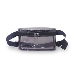 3pcs Waist Bags Women PVC Candy Jelly Transparent Personal Crossbody Bag Mix Color