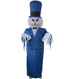 Mascot doll costume Adult Haunted House Ghost Inflatable Costumes Woman Men Halloween Cartoon Mascot Doll Party Role Play Dress Up Outfit