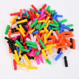 Drinking Straws 100PCS Food Grade Silicone Tips For 6mm Stainless Steel Cold Straw Cover Multicolored Caps