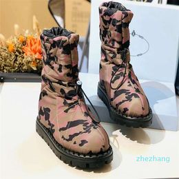 Designer new women fashion waterproof warm space Boots top quality luxurys outdoor non-slip comfortable flat shoes Brand Wholesale size