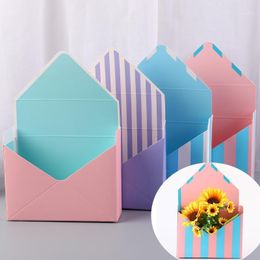 Flowers Box Envelope Shape Wedding Gifts Packaging Creativity Candy Bags Birthday Party Decoration Baby Shower Supplies Gift Wrap