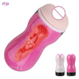 NXY Sex Masturbators 17cm Glans Sucking Penis Pump for Men Vagina Real Pussy Male Masturbator Cock Exerciser Toys Adults 18+ Erotic Products Shop 220127