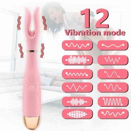 NXY Adult toys Powerful Clit Vibrator for Female Masturbation Orgasm Clitoral Stimulator Vagina Nipple Massage Women Sex Toys Adults 1203