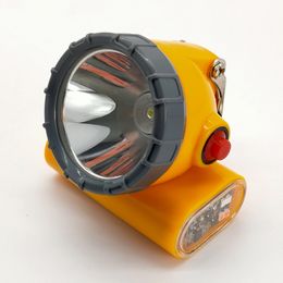 KL5LM New Cordless LED Mining Headlamp Rechargeable Waterproof Explosion-proof 5W Wireless Miner Lamp With Strobe Light