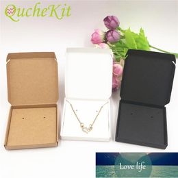 50Pcs Cardboard Jewelry Displays Boxes For Pendant/Earring/Necklace Carrying Cases Jewelry Gifts Present Storage Factory price expert design Quality Latest Style