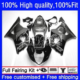 Bodywork For SUZUKI GSXR 1000 CC C 1000CC 2003-2004 Injection Mould Body Silvery grey 25No.139 GSXR-1000 K3 GSXR1000 03 04 GSX-R1000 GSXR1000CC 2003 2004 OEM Fairing