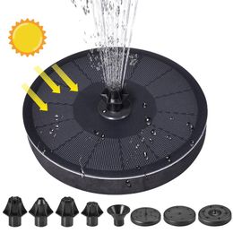 pond floating fountains Australia - Garden Decorations 7V 2.2W Solar Water Fountain Pump Circle Floating Powered Swimming Pools Pond Lawn OutdoorGarden