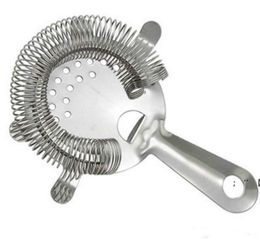 Cocktail Filter Stainless Steel Cocktail Strainers Wine Bartender Tools Mesh Divider Liqueur Ice Cream Maker Bar Tools RRE11560