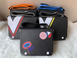 2019 neue klassische Mode Herren Messenger Bags Umhängetasche Schule Büchertasche sollte 41213 mit Staubbeutel