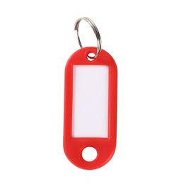 Factory selling color key recording tag luggage tag hotel number plate classification plate hanging chain Keychains