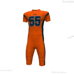 Mens custom blank Orange Teal Football Jerseys Embroidery LOGO WHITE WOMENS any Name number stitched Shirts S-XXXL A0026