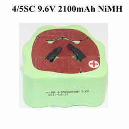 1pc 4/5SC 2100mAh 9.6V 10C dischager nimh battery pack 9.6V 2.1ah battery for electornic toys medical equipment electric drills