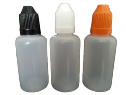 Plastic Dropper Bottles CHILD Proof Caps & Tips per carton 30 ml (1 oz) LDPE For E Vapour Cig Liquid