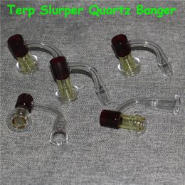 Terp Vacuum Quartz Banger OD 20mm Quartz Nail 14mm Female & Male Quartz Bangers Domeless Slurper Up Oil Nails Dabber Tools