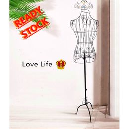 3style Iron Female sewing mannequin Doll Tripod base paspop,realist manequim body for Pet cats diy xiaitextiles cloth Display Hangers Supplies one piece B067