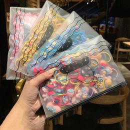 20/500/1000pcs Rubber Elastic Bands Cute Cartoon Animal Fruit Girls Hair Rope Tie Candy Color Ponytail Holder Head Band