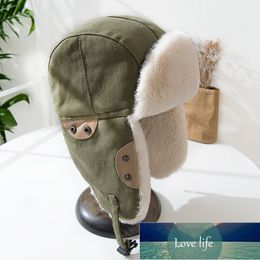 Cold Winter Women Warm Plush Fur Hats Caps Ear Protector Outside Riding Skiing Pilot Bomber Fur Hats Factory price expert design Quality Latest Style Original Status