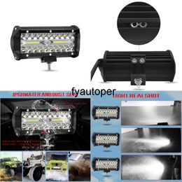 Car Roof Strip Light Auto Work Lamp 12v 120w Led Headlight Spotlights 6000k Auxiliary Van Headlamp Daytime Working Lights car