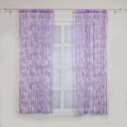 Curtain & Drapes 200cm X 100 Cm 1/2/4 Panels Curtains Screen Butterfly Ribbon String Divider Blind For Living Room Window Panel Tassel