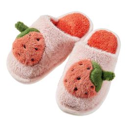 Winter Kids Fluffy Slippers Warm 5-18 Years Boy Home Cotton Shoes Indoor Anti-Slip Teens Furry Slides Soft Old Girls Plush Shoes 211119